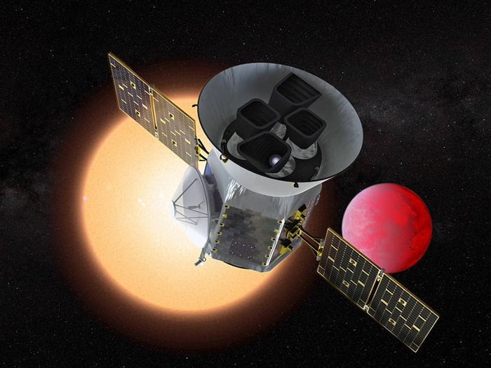 ҵͼУNASAϵѲǣTransiting Exoplanet Survey SatelliteTESS